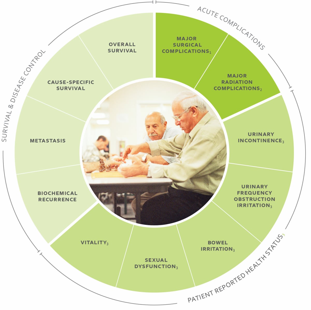 ICHOM Standard Sets Localized Prostate Cancer Outcomes Wheel